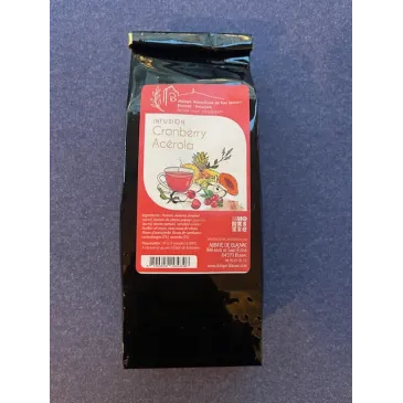Infusion Cranberry-Acerola 100g Abbaye de Blauvac