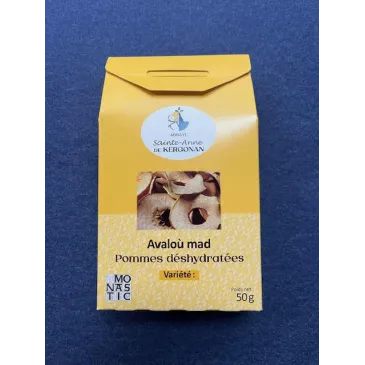 Rondelles de Pommes déshydratées 50g Abbaye de Kergonan