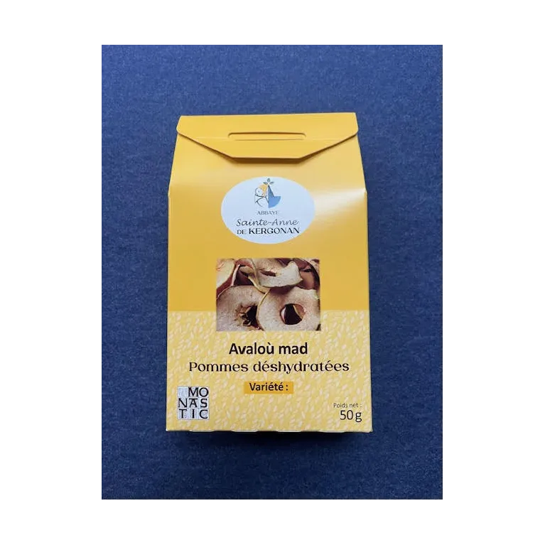 Rondelles de Pommes déshydratées 50g Abbaye de Kergonan