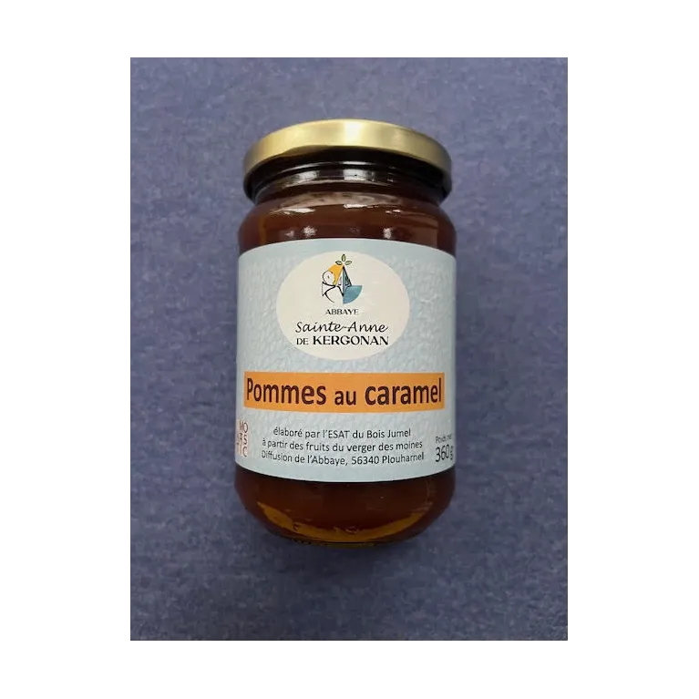 Pommes au Caramel 360g Abbaye de Kergonan
