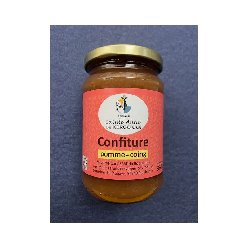 Confiture Pomme-Coing 360g Abbaye de Kergonan