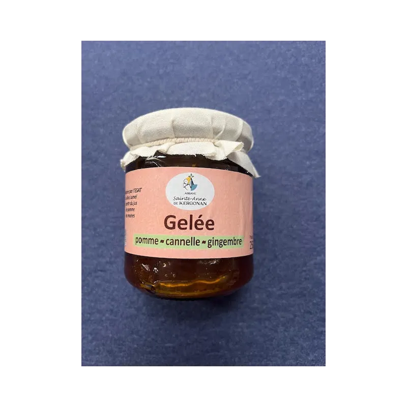 Gelée Pomme-Cannelle-Gingembre 250g Abbaye de Kergonan