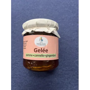 Gelée Pomme-Cannelle-Gingembre 250g Abbaye de Kergonan