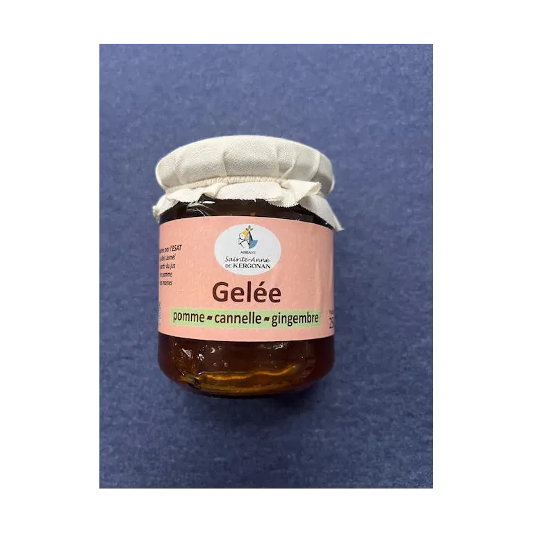 Gelée Pomme-Cannelle-Gingembre 250g Abbaye de Kergonan
