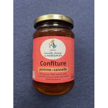 Confiture Pomme-Cannelle 360g Abbaye de Kergonan