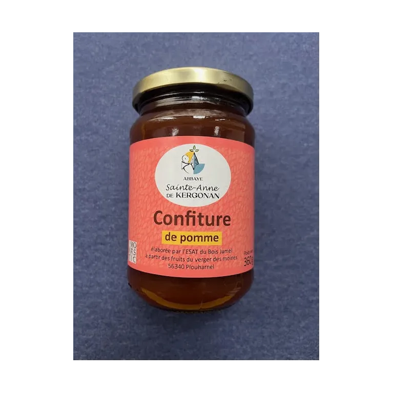 Confiture de Pomme 360g Abbaye de Kergonan