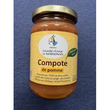 Compote de Pomme 320g Abbaye de Kergonan