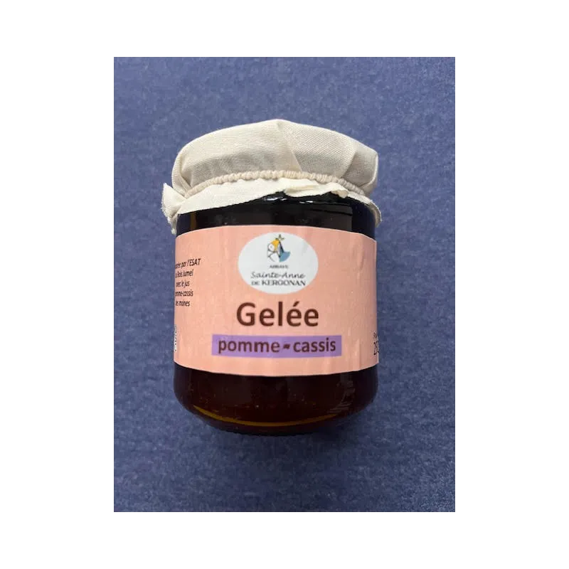 Gelée Pomme-Cassis 250g Abbaye de Kergonan