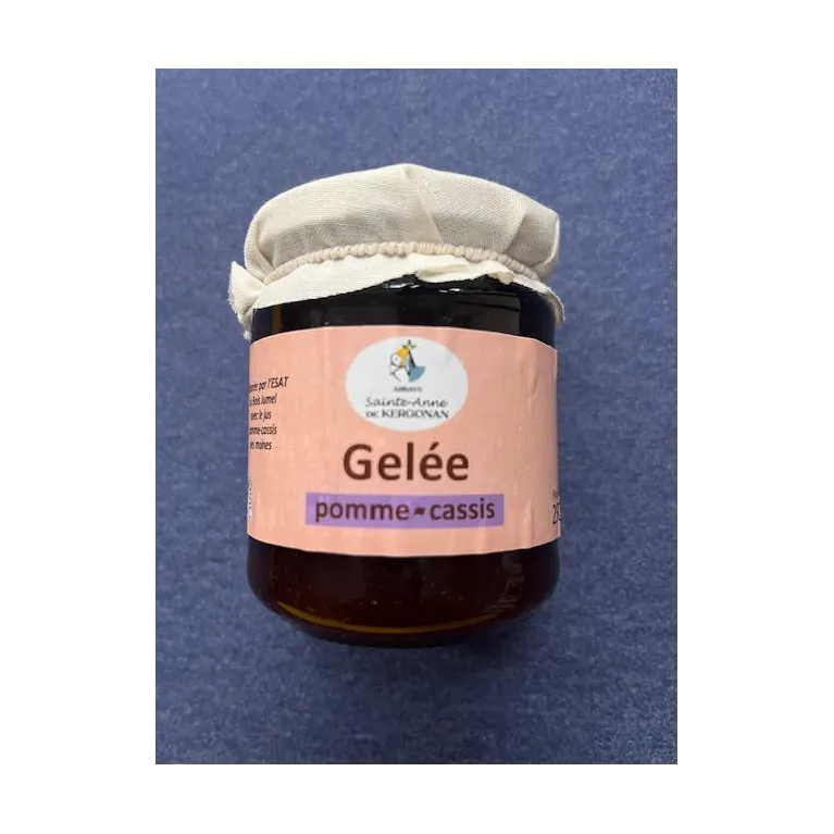 Gelée Pomme-Cassis 250g Abbaye de Kergonan