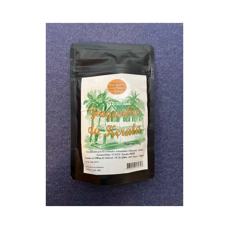 Gingembre 50g Monastère d'Ananda Matha