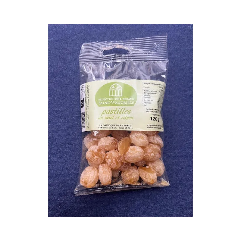 Bonbons Miel-Citron 120g Abbaye de St-Wandrille