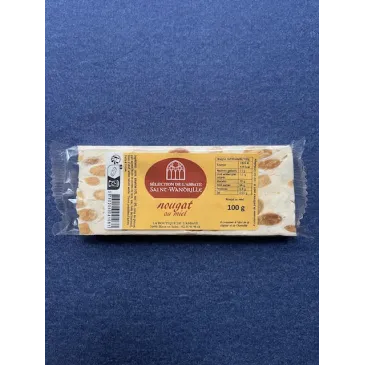 Nougat en barre 100g Abbaye de St-Wandrille