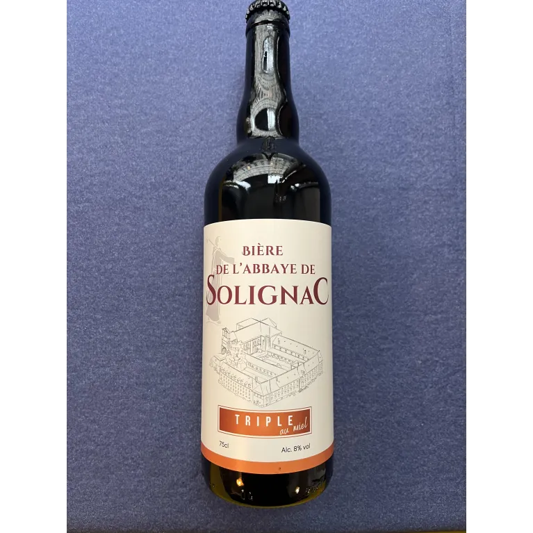 Bière Triple 75cl Abbaye de Solignac