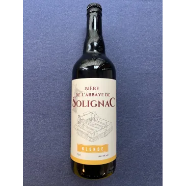 Bière Blonde 75cl Abbaye de Solignac