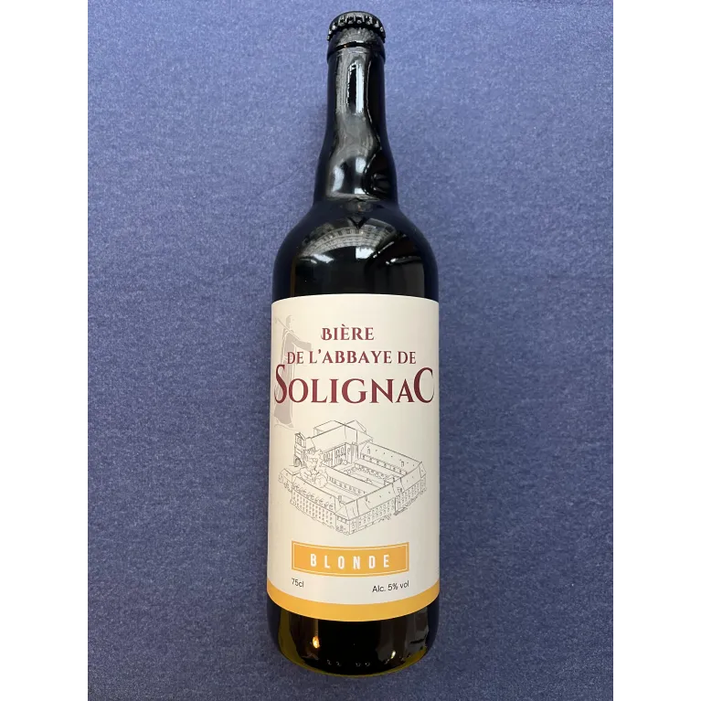 Bière Blonde 75cl Abbaye de Solignac