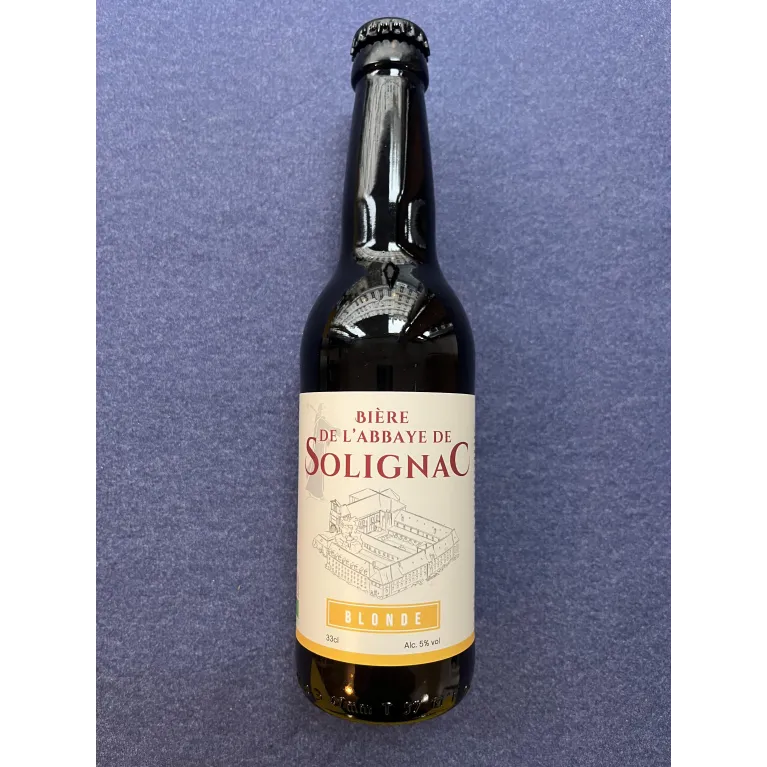 Bière Blonde 33cl Abbaye de Solignac