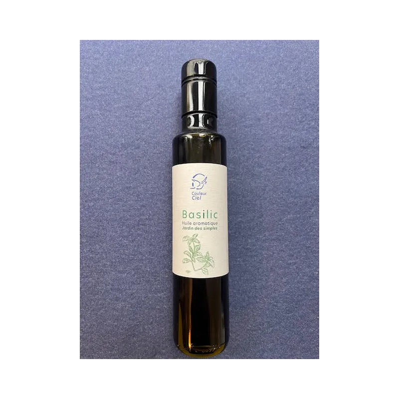 Huile au Basilic 250ml Abbaye de Rieunette