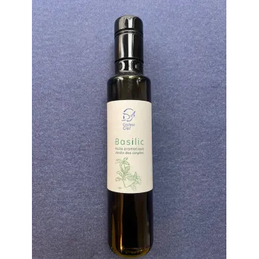 Huile au Basilic 250ml Abbaye de Rieunette