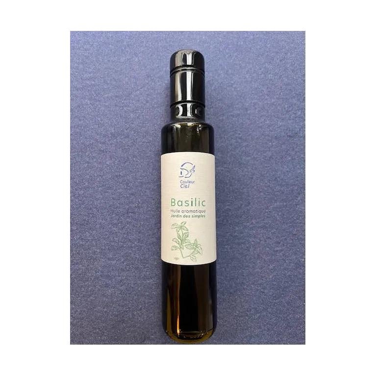 Huile au Basilic 250ml Abbaye de Rieunette