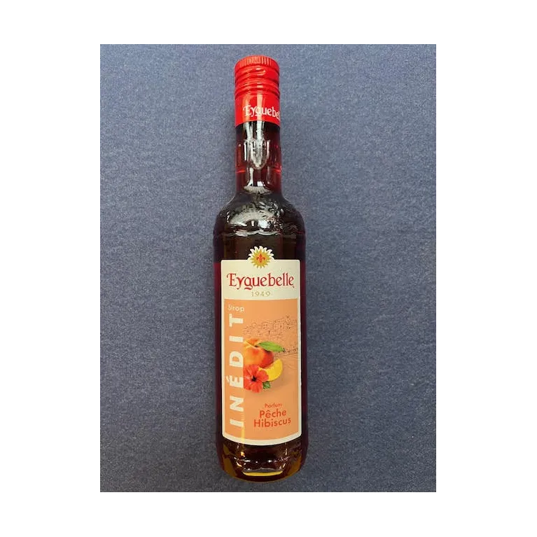Sirop Pêche-Hibiscus 50cl Abbaye d'Aiguebelle