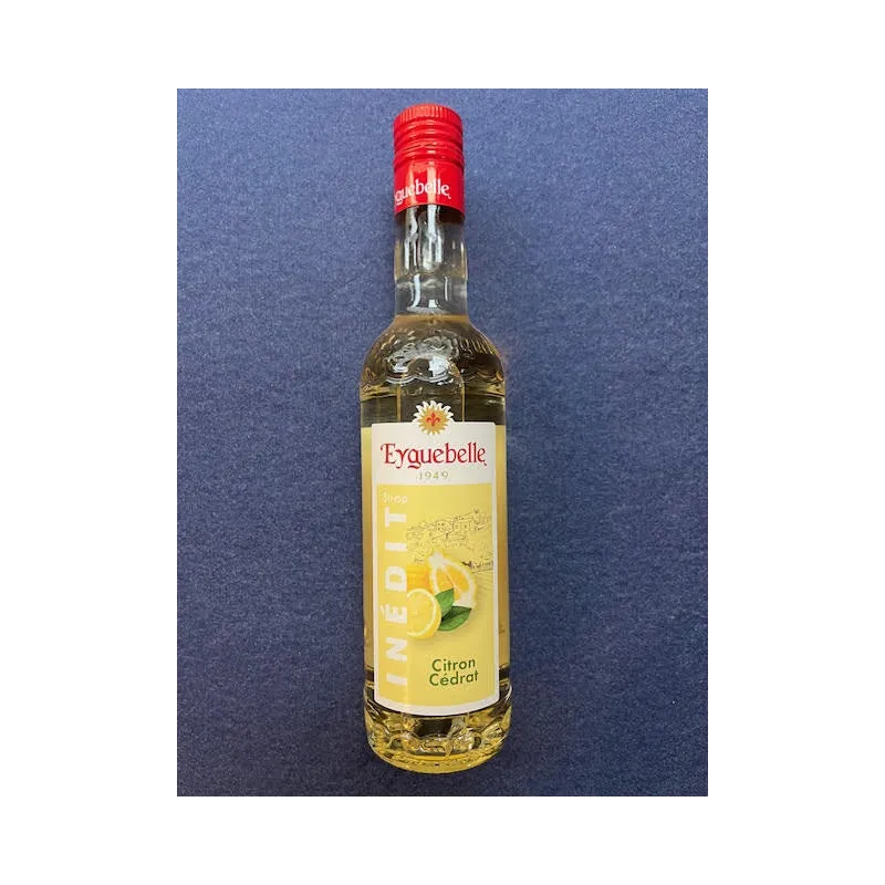 Sirop Citron-Cédrat 50cl Abbaye d'Aiguebelle