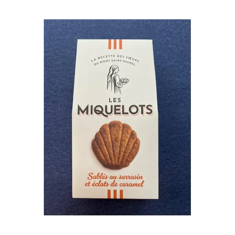 Miquelots au sarrasin et éclats de caramel 160g Abbaye du Mont-St-Michel