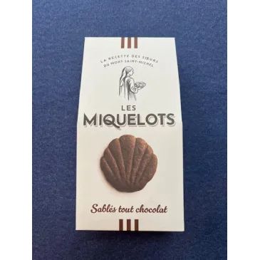 Miquelots tout chocolat 160g Abbaye du Mont-St-Michel