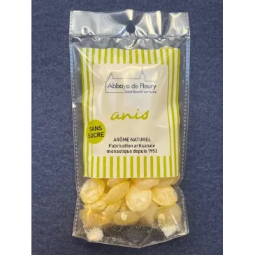 Bonbons sans sucre Anis 150g Abbaye de Fleury