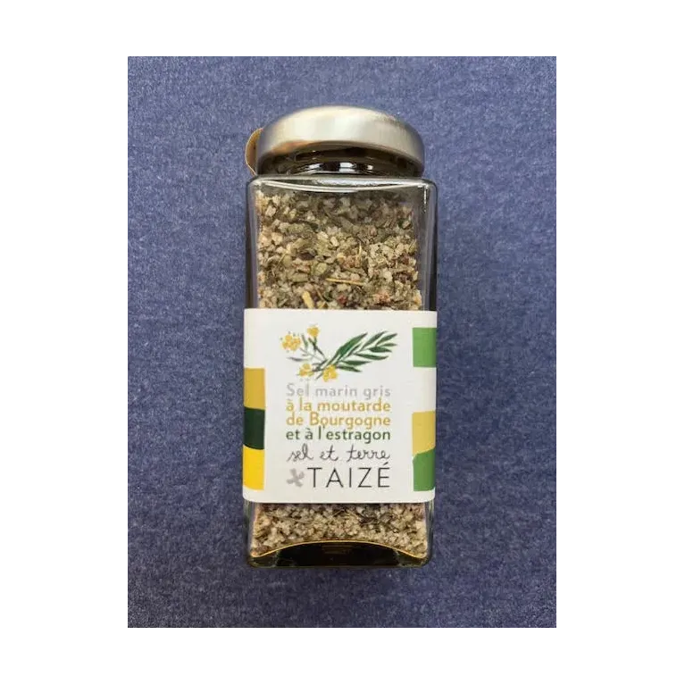 Sel à la Moutarde et à l'Estragon 60g Communauté de Taizé