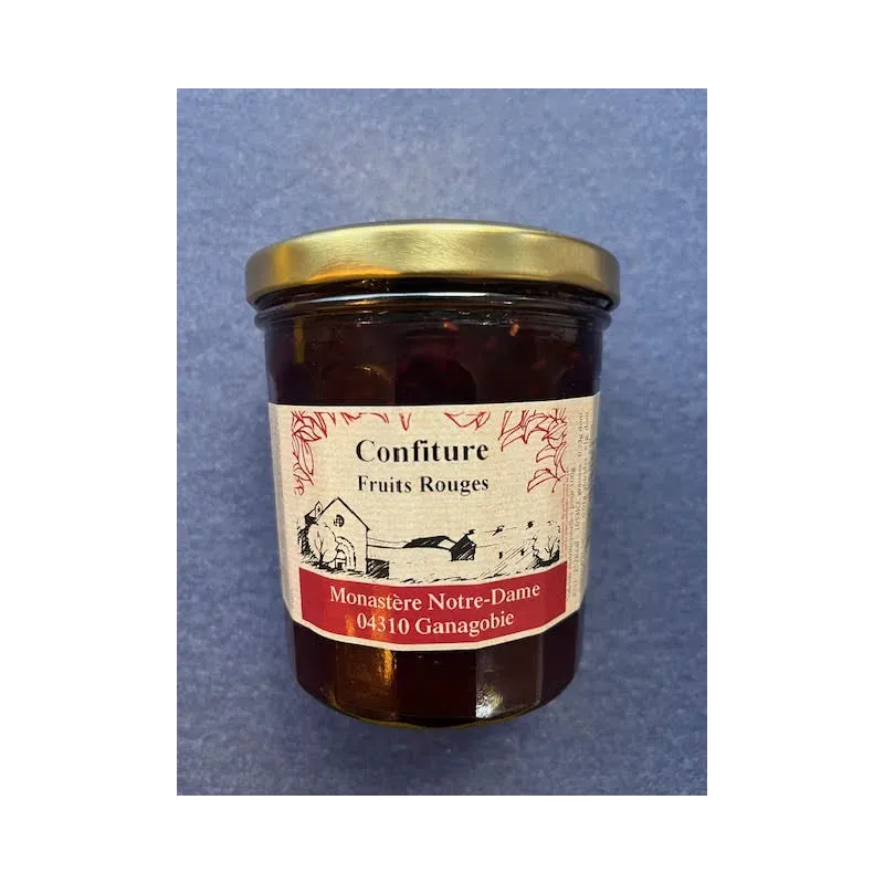 Confiture de Fruits rouges 370g Abbaye de Ganagobie
