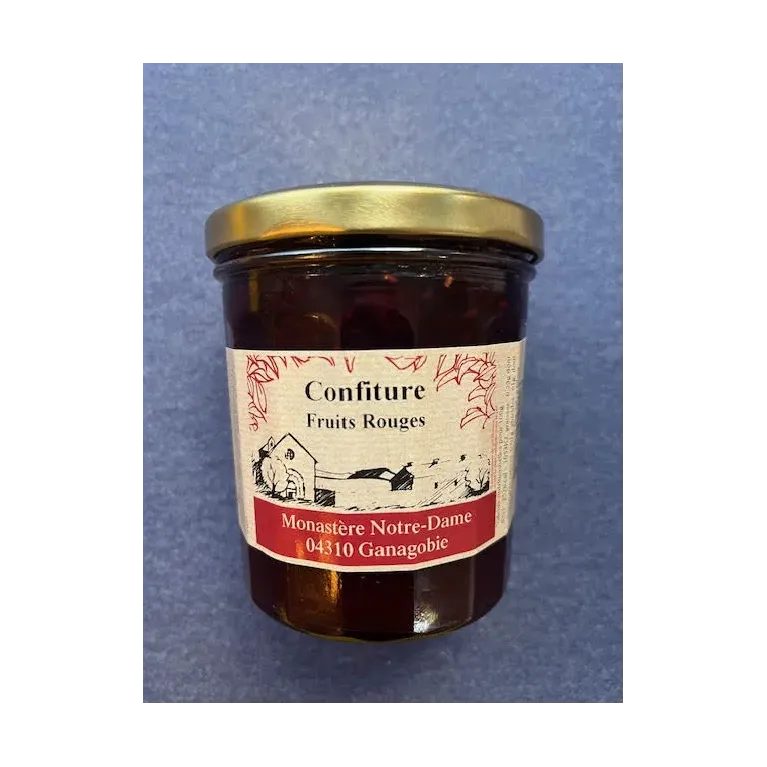 Confiture de Fruits rouges 370g Abbaye de Ganagobie