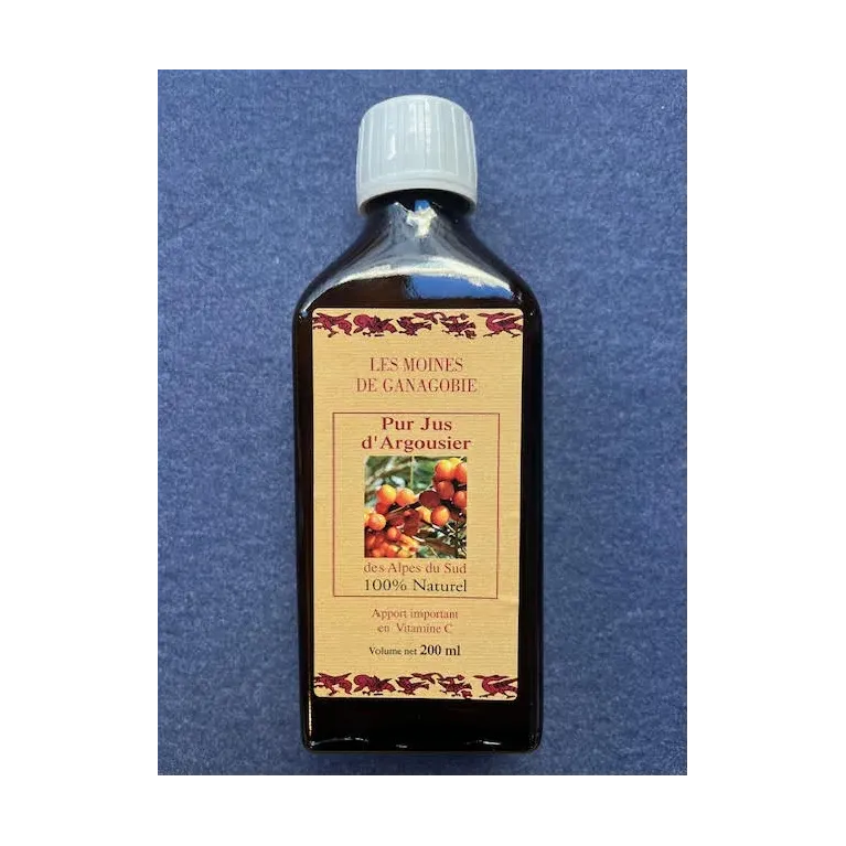 Jus d'Argousier 20cl Abbaye de Ganagobie