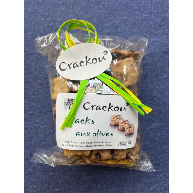 Cracks aux Olives 75g Monastère de Thiais