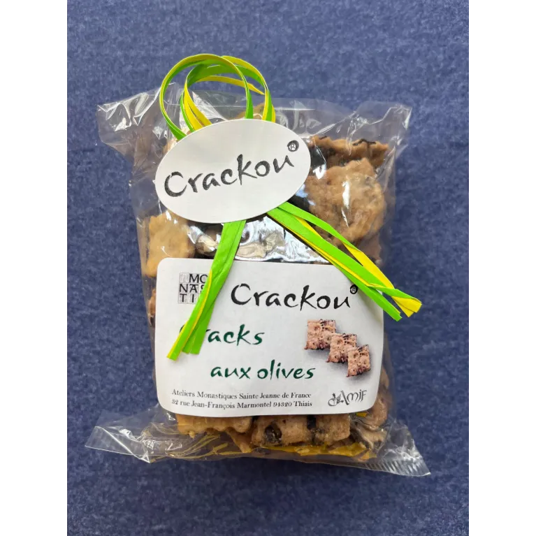 Cracks aux Olives 75g Monastère de Thiais
