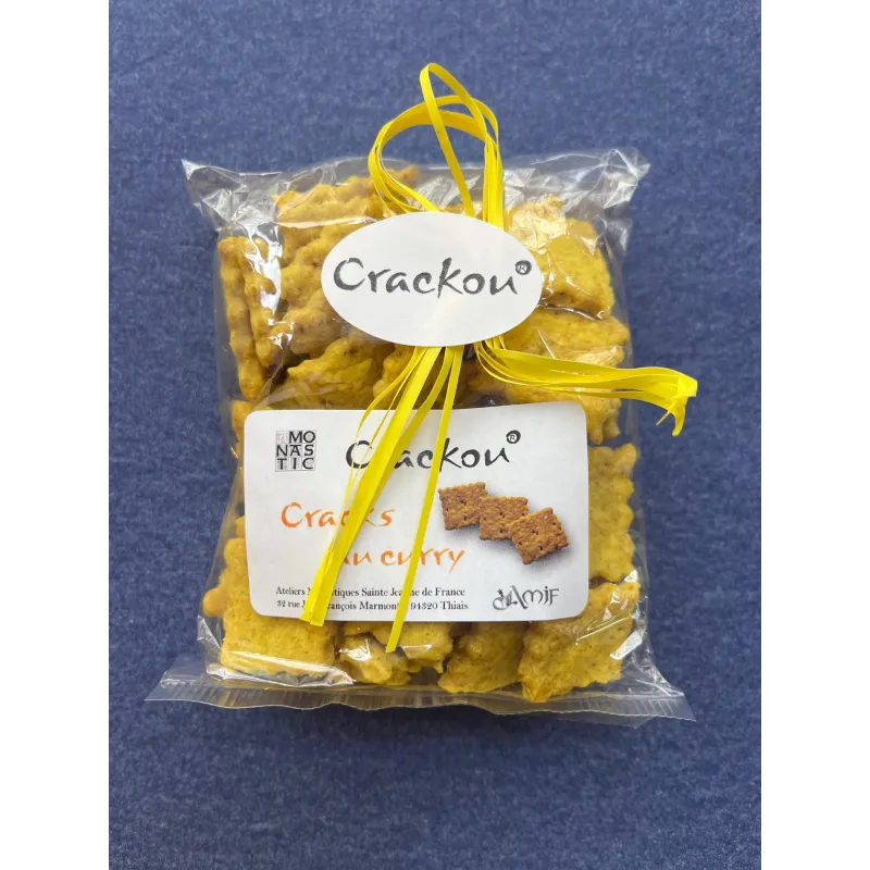 Cracks au Curry 75g Monastère de Thiais