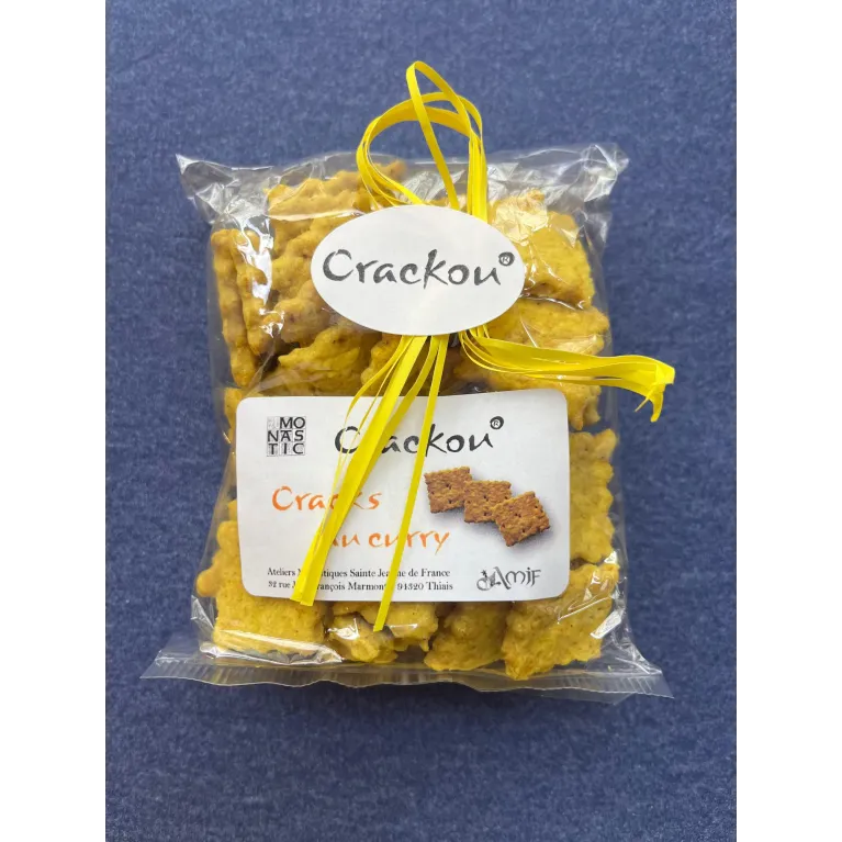 Cracks au Curry 75g Monastère de Thiais