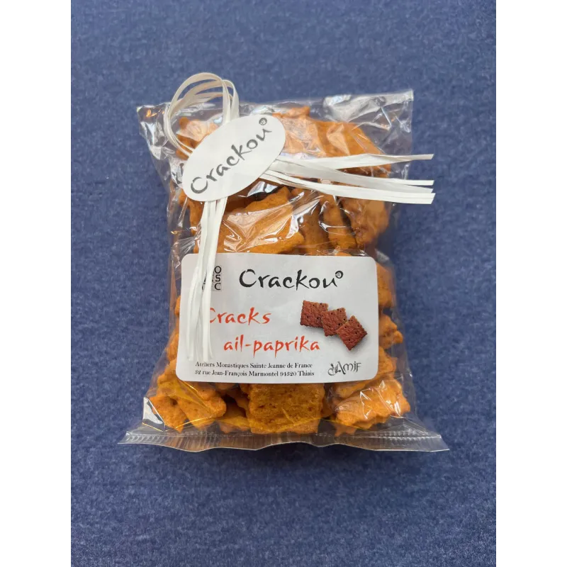Cracks Ail-paprika 75g Monastère de Thiais