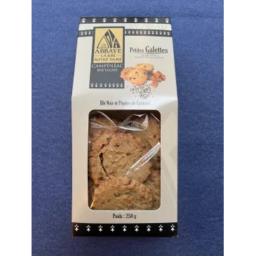 Petites galettes Blé noir-Caramel 250g Abbaye de Campénéac