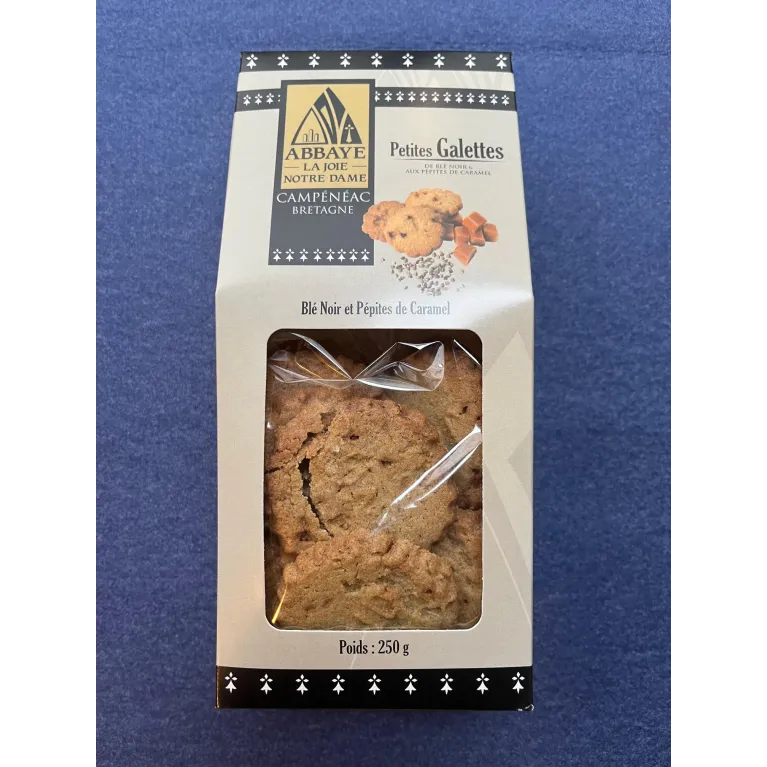 Petites galettes Blé noir-Caramel 250g Abbaye de Campénéac