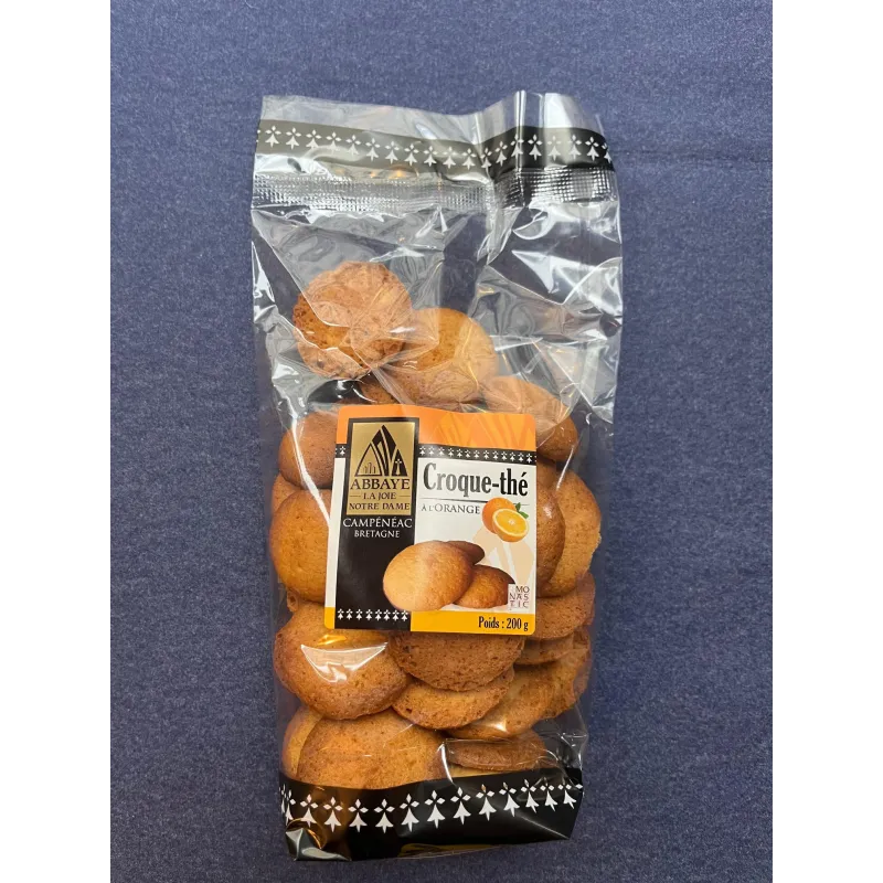 Croque-thé à l'Orange 200g Abbaye de Campénéac