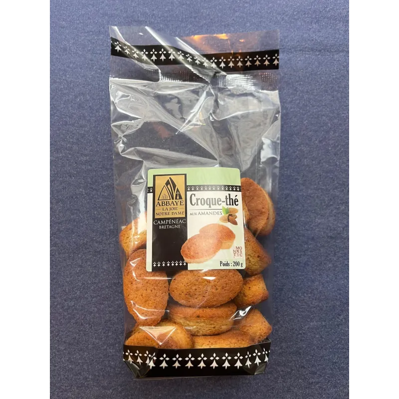 Croque-thé aux Amandes 200g Abbaye de Campénéac