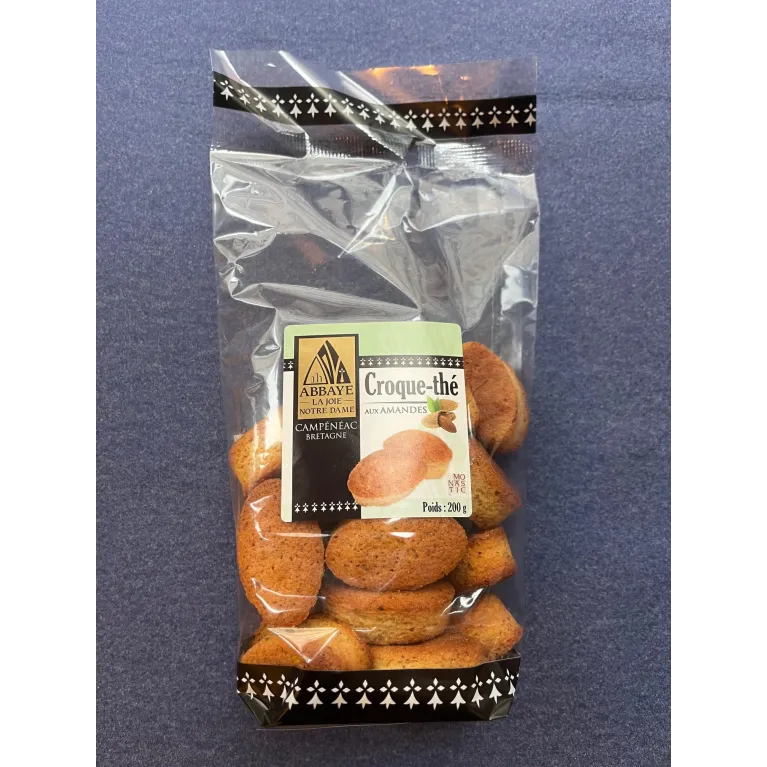 Croque-thé aux Amandes 200g Abbaye de Campénéac